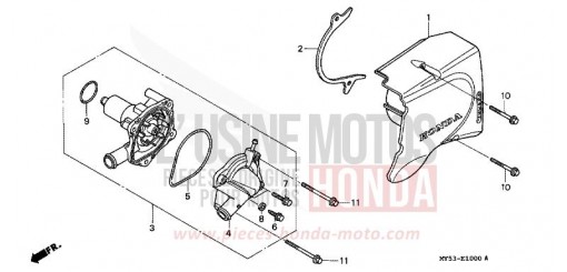 WATER PUMP CB500R de 1994